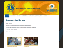 Tablet Screenshot of lionsightmada.org